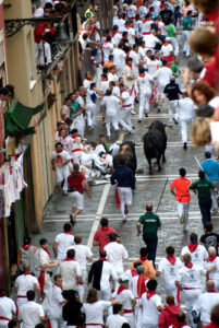 In closing, the annual Running of the Bulls took place this week in Pamplona, Spain. 